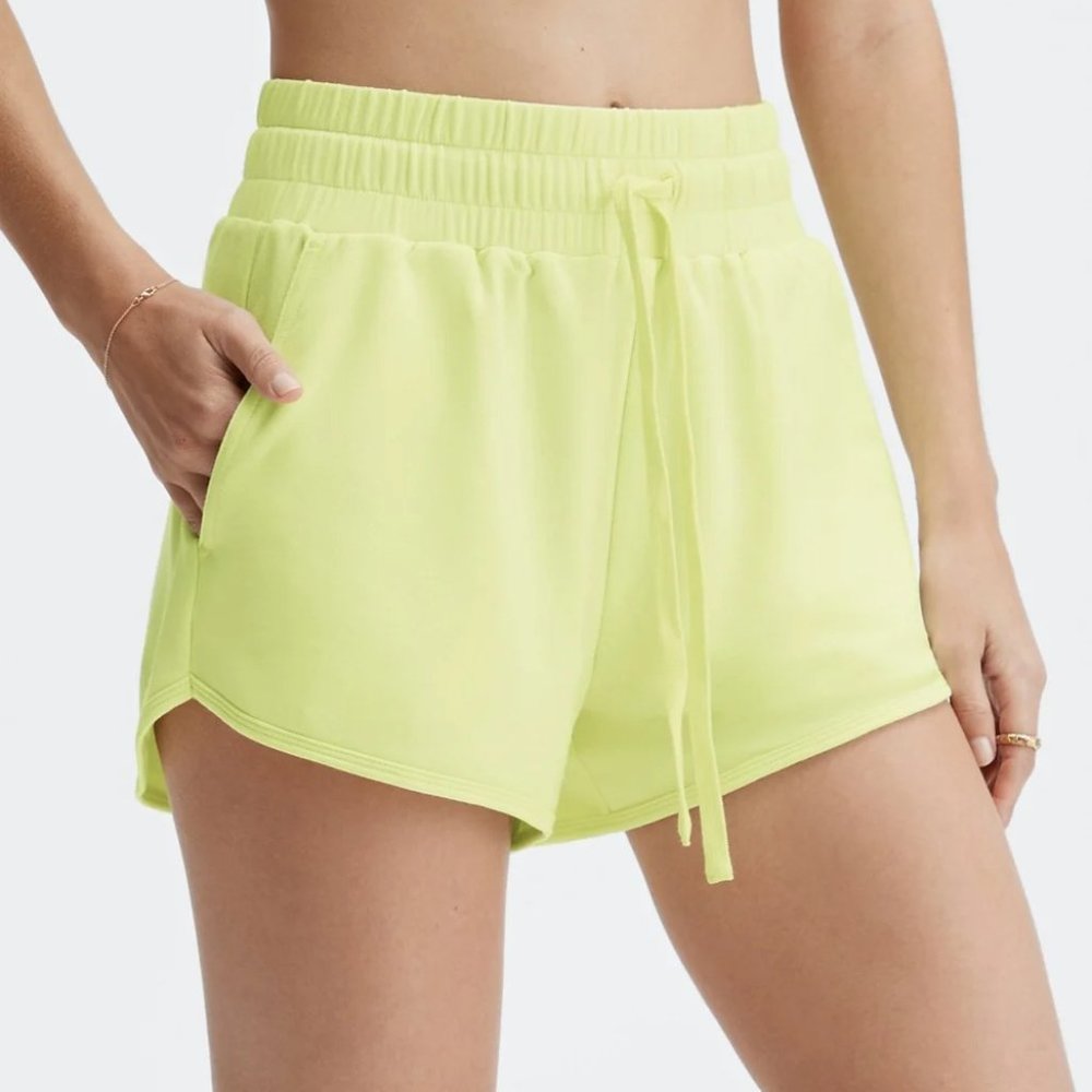 Fabletics NWT Lounge Luxe Terry Sweat Short Size : M
